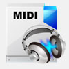 Logo MIDI 2 Mp3 Converter Ícone Logo MIDI 2 Mp3 Converter Ícone