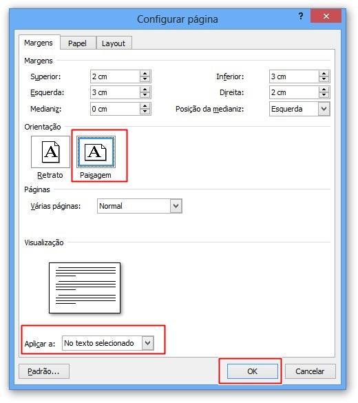 Word Como Deixar Uma Página Em Modo Paisagem E As Demais Em Retrato Tecmundo 6398