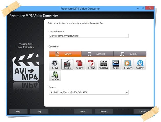 Freemore Audio Video Suite - Imagem 3 do software