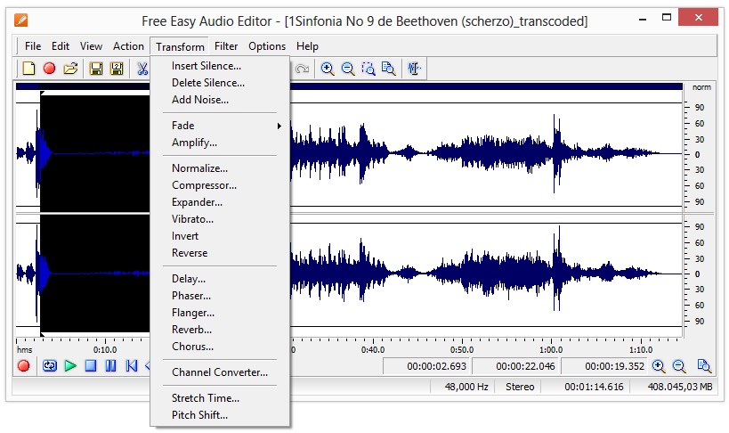 Simple Audio Editor