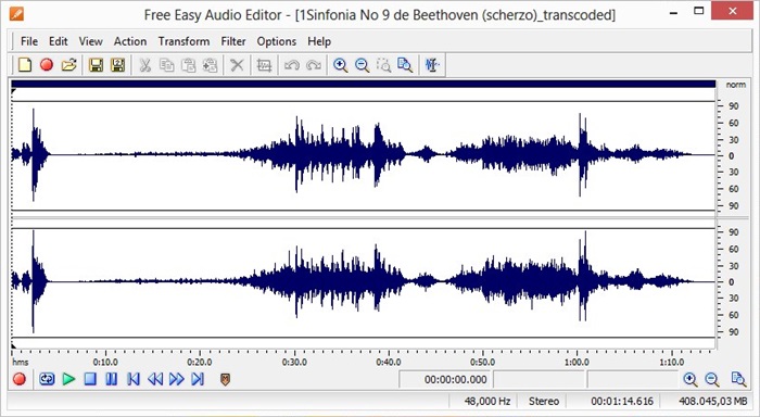 free easy audio editor