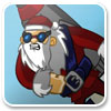 Logo Rocket Santa 2 Ícone Logo Rocket Santa 2 Ícone
