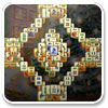 Logo Christmas Mahjong Ícone Logo Christmas Mahjong Ícone