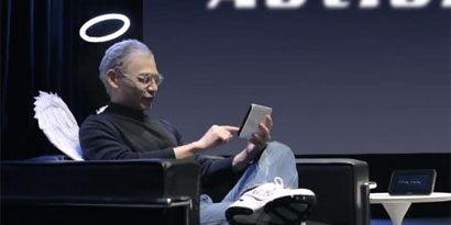 Imagem de: Comercial de tablet taiwanês brinca com a morte de Steve Jobs