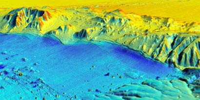 Imagem de: Como um radar vê a Terra depois de um terremoto