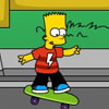 Logo Bart Simpson Skateboarding Ícone Logo Bart Simpson Skateboarding Ícone