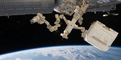 Imagem de: Primeiro posto de combustível espacial é ativado pela NASA