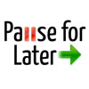 Logo Pause For Later Ícone Logo Pause For Later Ícone