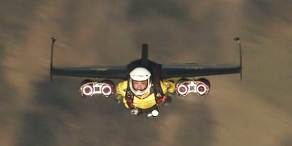 Imagem de: Jetman: quem disse que o homem não pode voar?