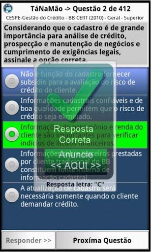 TaNaMao Concursos Simulados - Imagem 2 do software