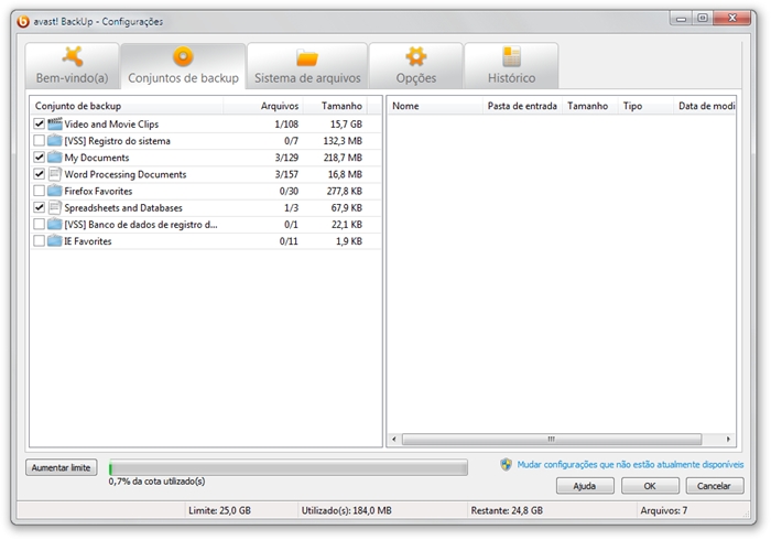 Imagem 1 do Avast! Backup