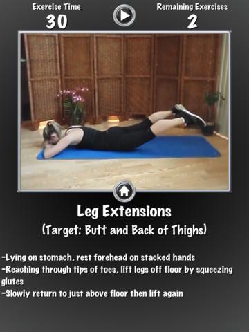 5 min per day daily butt workout