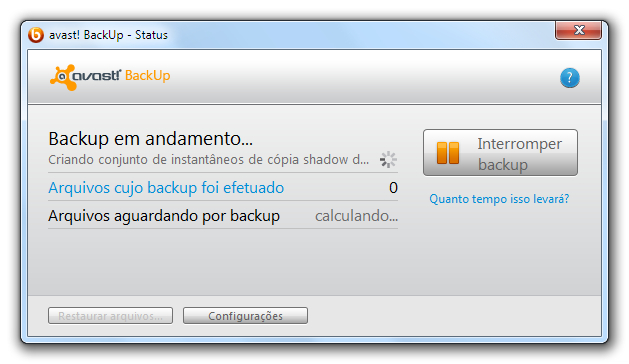 Imagem 5 do Avast! Backup