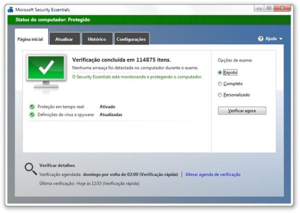 è Microsoft Windows Security Essentials e la sicurezza del sito Web