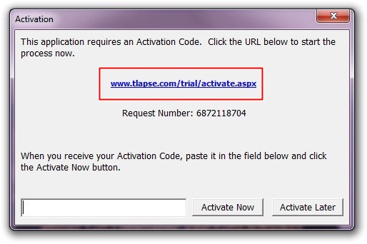 Link para a ativação