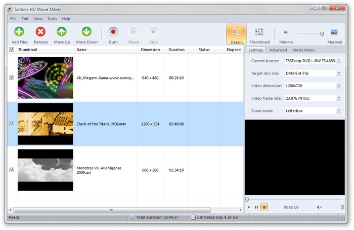 Imagem 2 do Sothink HD Movie Maker