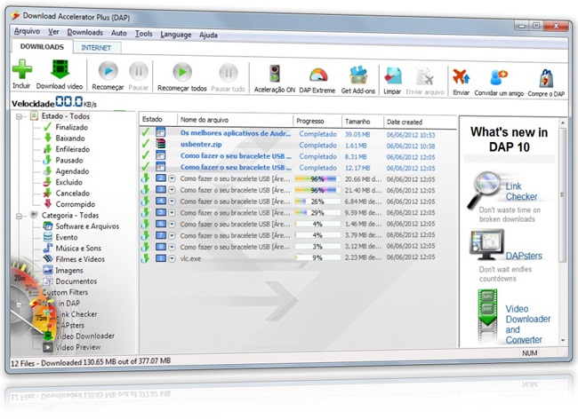 Download Accelerator Plus - Imagem 1 do software