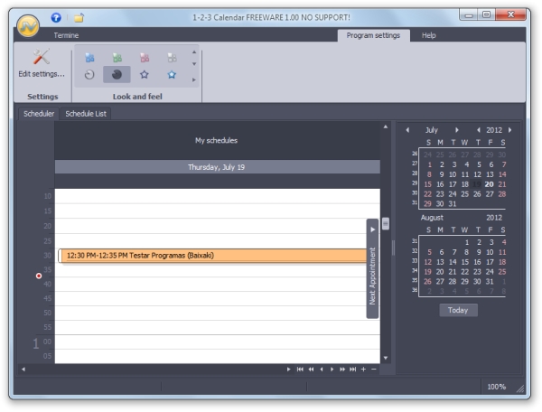 Imagem 1 do 1-2-3 Calendar