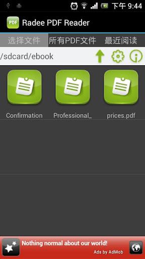 Radaee PDF Reader - Imagem 1 do software