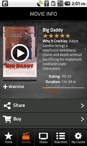 Crackle - Movies & TV - Imagem 2 do software