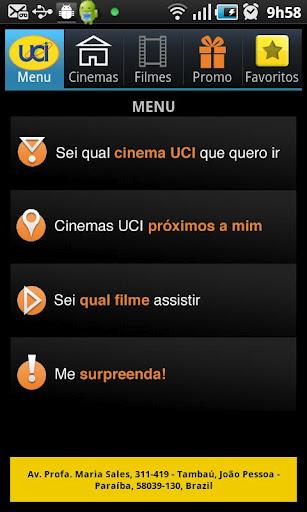UCI Cinemas - Imagem 1 do software
