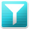 Logo Text Filter Ícone Logo Text Filter Ícone