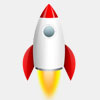 Logo RocketShip Ícone Logo RocketShip Ícone