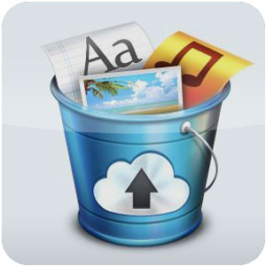Logo Share Bucket Ícone Logo Share Bucket Ícone