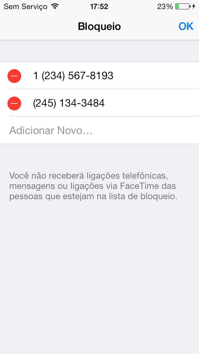 iOS 7: como bloquear chamadas e outras operações de pessoas indesejadas