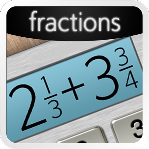 Logo Fraction Calculator Plus Ícone Logo Fraction Calculator Plus Ícone