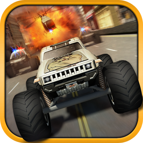 Logo Crazy Monster Truck - Escape Ícone Logo Crazy Monster Truck - Escape Ícone