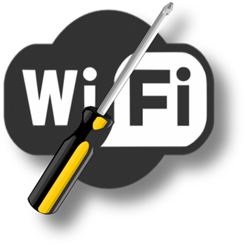 Logo Wifi Fixer Ícone Logo Wifi Fixer Ícone