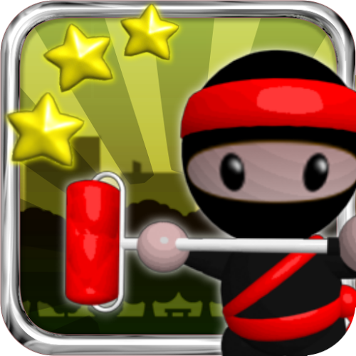 Logo Ninja Painter Puzzle Ícone Logo Ninja Painter Puzzle Ícone