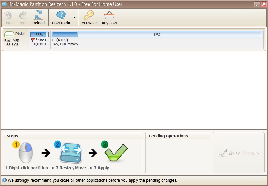 download IM-Magic Partition Resizer Pro 6.9 / WinPE