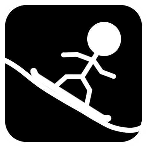 Logo Snow Slopes Ícone Logo Snow Slopes Ícone