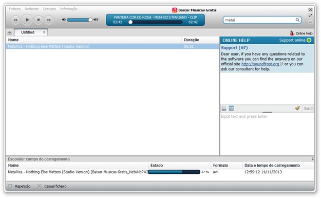 Fazendo o download