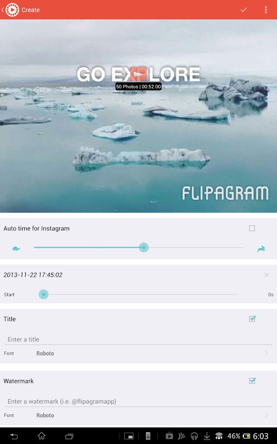 Flipagram - Imagem 2 do software