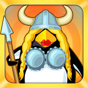 Logo Crazy Penguin Assault Ícone Logo Crazy Penguin Assault Ícone