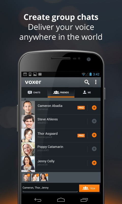 Voxer Walkie-Talkie PTT - Imagem 1 do software