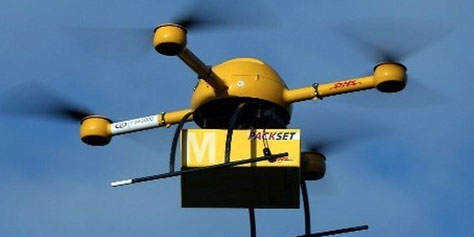 Imagem de: Empresa alemã também está testando entrega com drones
