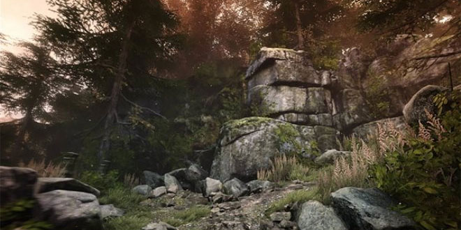 Três GIFs mostram alguns cenários de The Vanishing of Ethan Carter