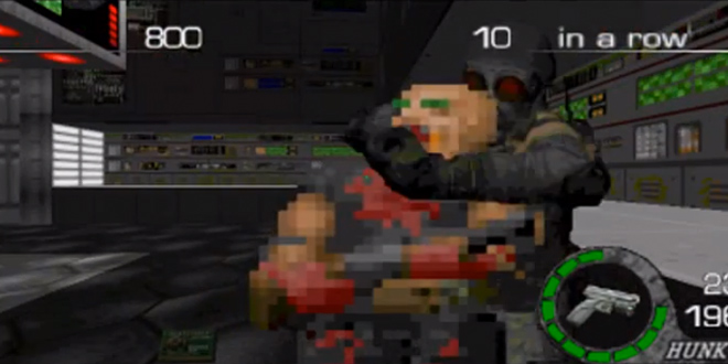 Que tal jogar Doom em terceira pessoa com os personagens de Resident Evil?
