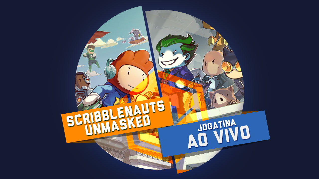 Jogatina Ao Vivo TCG: hoje tem Scribblenauts: Unmasked às 17h!