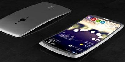 Imagem de: Conceito: e se o Galaxy S5 fosse mais fino e com tela flexível curva?