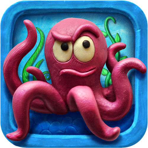 Logo Underwater Clay Match Ícone Logo Underwater Clay Match Ícone