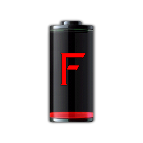 Logo Fake Battery Ícone Logo Fake Battery Ícone