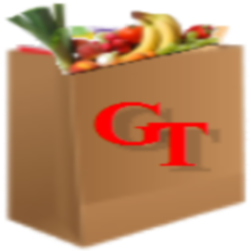 Logo Grocery Tracker Shopping List Ícone Logo Grocery Tracker Shopping List Ícone