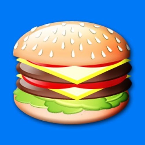Logo Fast Food Calorie Counter Ícone Logo Fast Food Calorie Counter Ícone