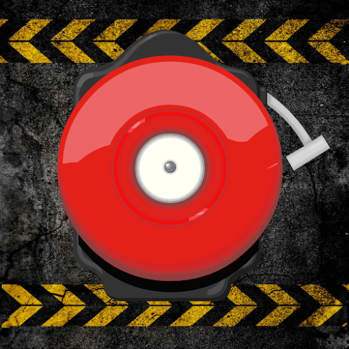 Logo Alarme falso Ícone Logo Alarme falso Ícone