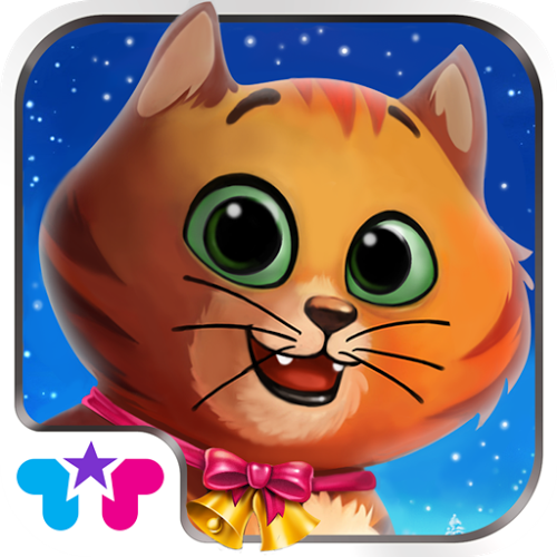Logo Kitty Cat Pet Dress Up & Care Ícone Logo Kitty Cat Pet Dress Up & Care Ícone